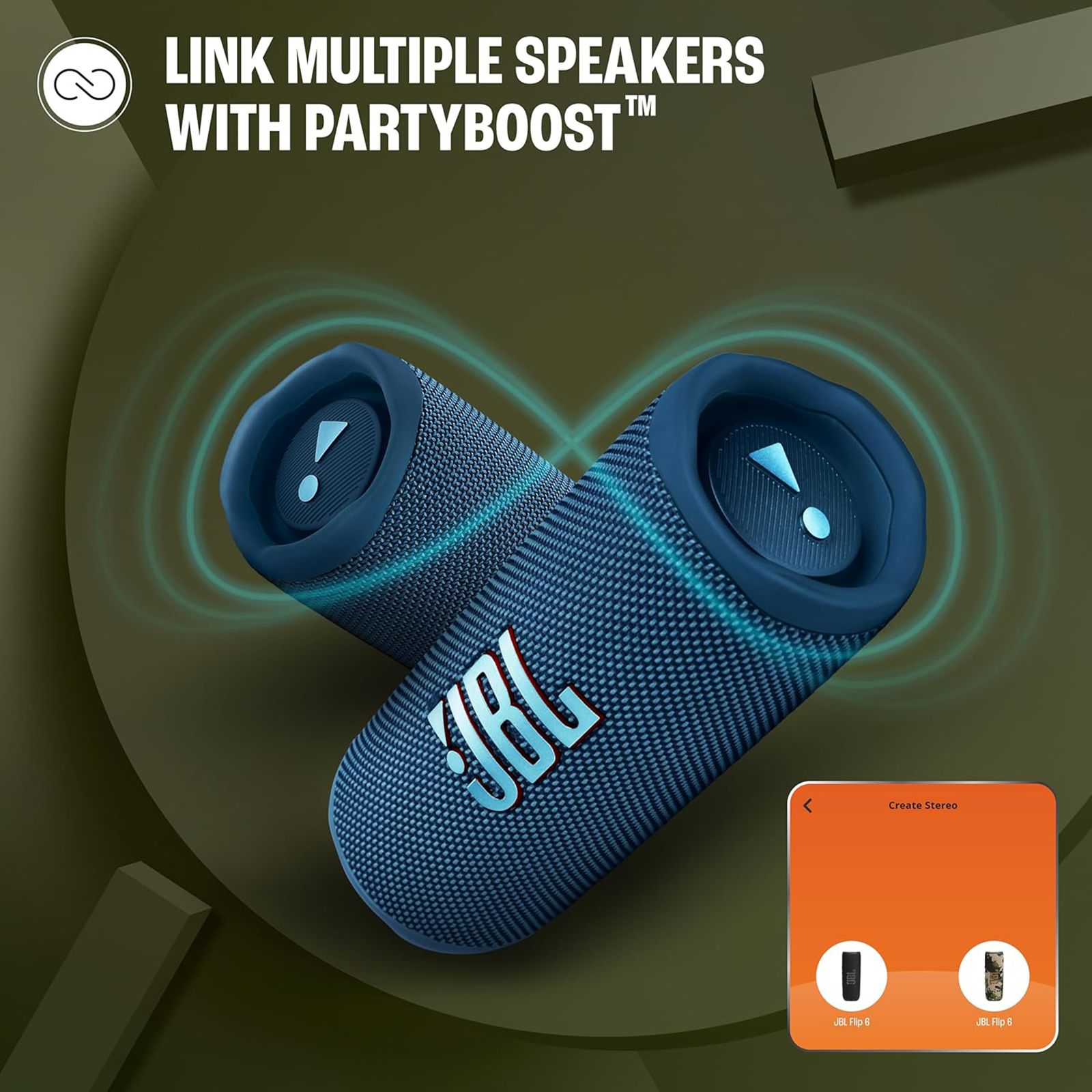 JBL FLiP6 ブルー Buy JBL Flip 6 20W Portable Bluetooth Speaker (IP67 Waterproof